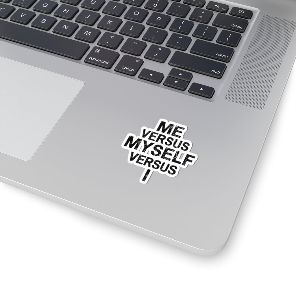 "Me vs Myself vs I" Sticker — Main