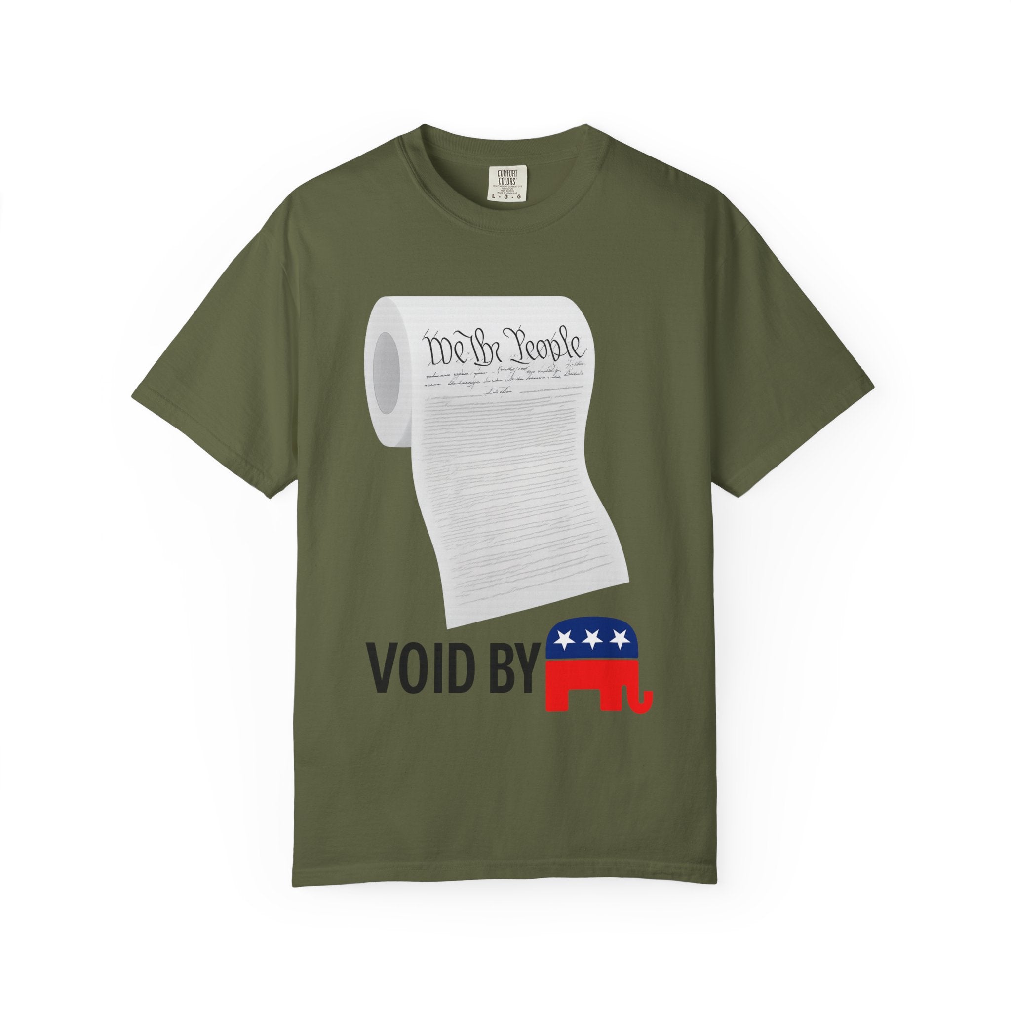 "Constitution Toilet Paper" Unisex Garment-Dyed T-shirt