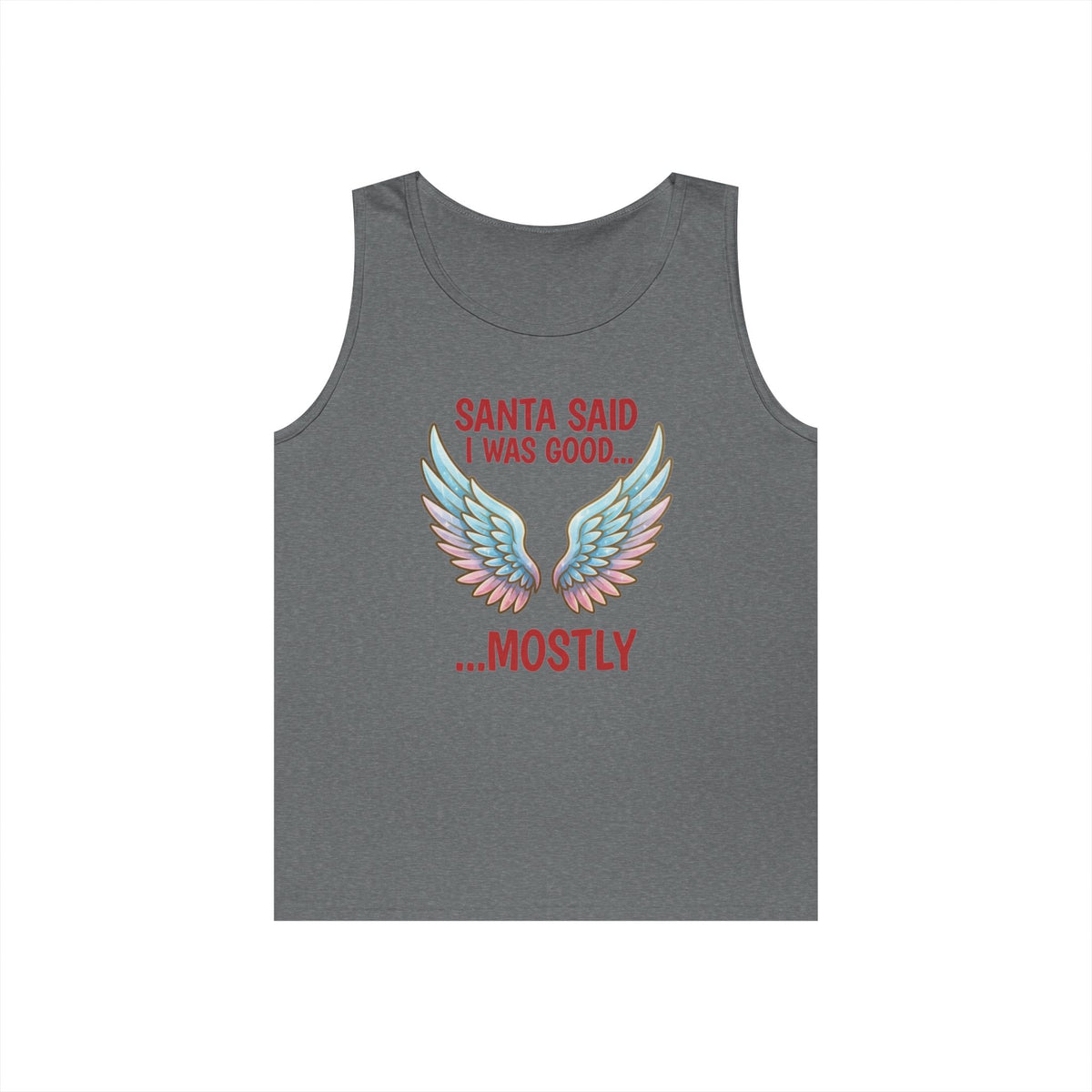 Color: Graphite Heather | Santa Said I Was Good Tank Top