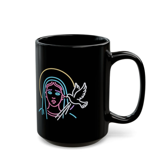"Good Book Series MILF" Black Ceramic Mug — Graphic