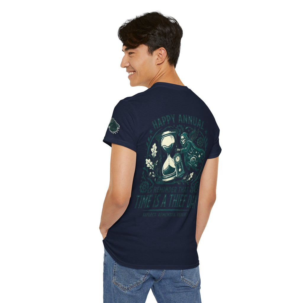 "Time Is A Thief Day" Premium Graphic Tee