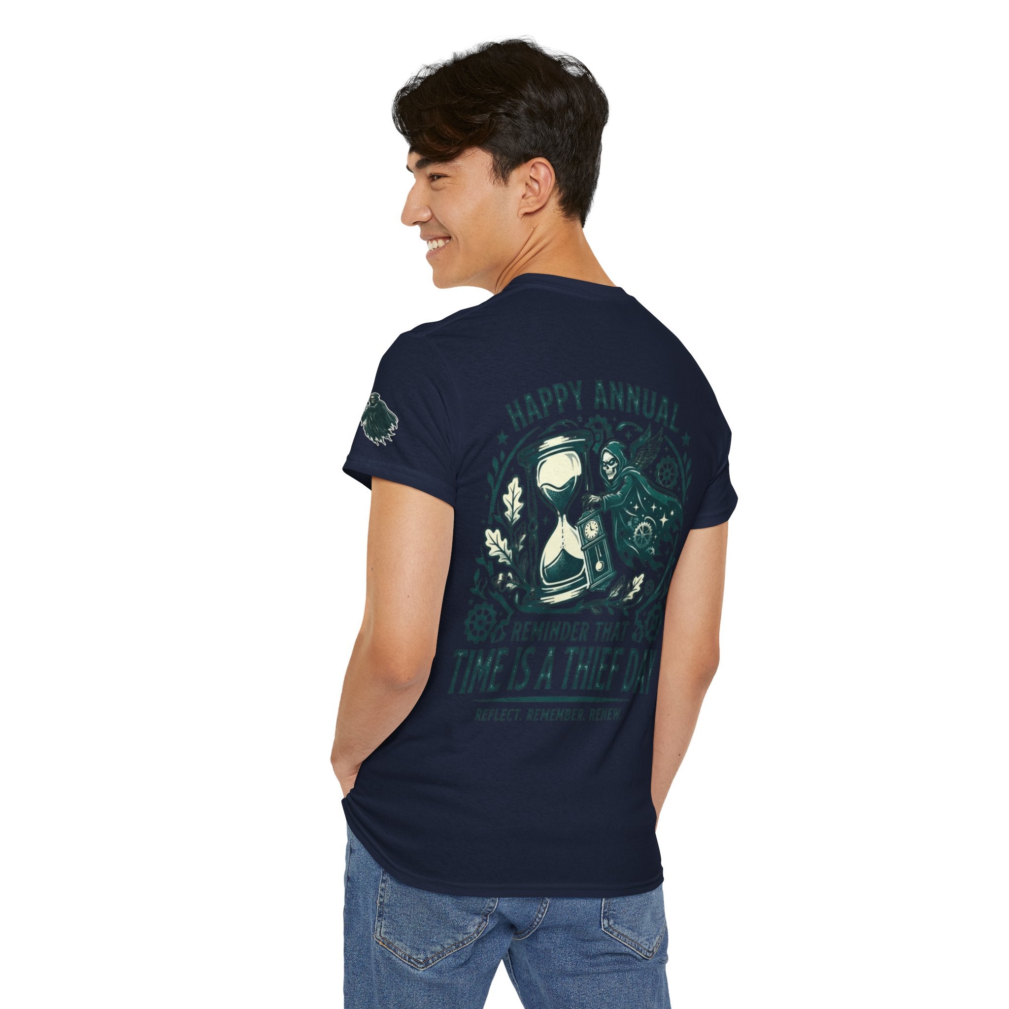 "Time Is A Thief Day" Premium Graphic Tee
