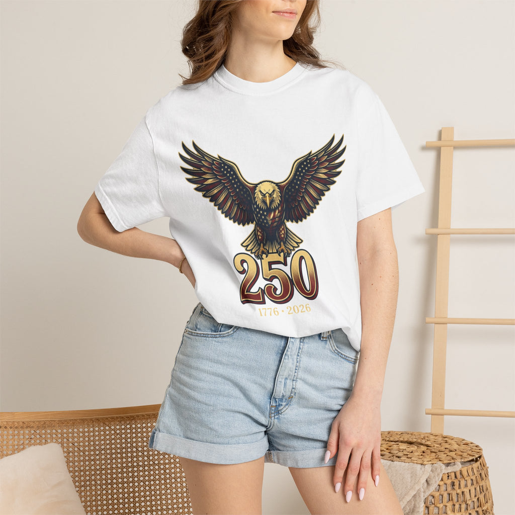 "USA Eagle 250 Years" Unisex Garment-Dyed Tee