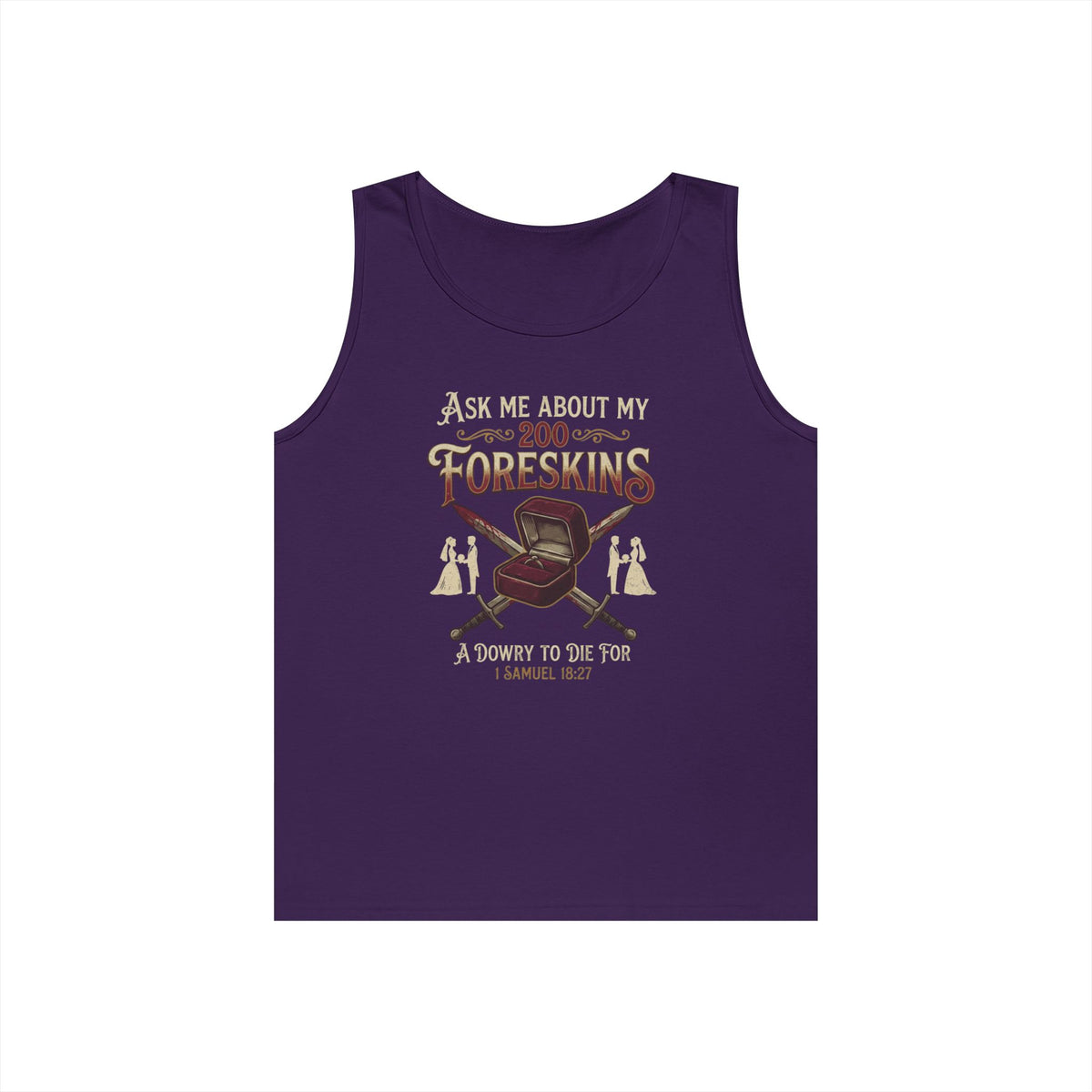 "Good Book Series 200 Foreskins" Tank Top