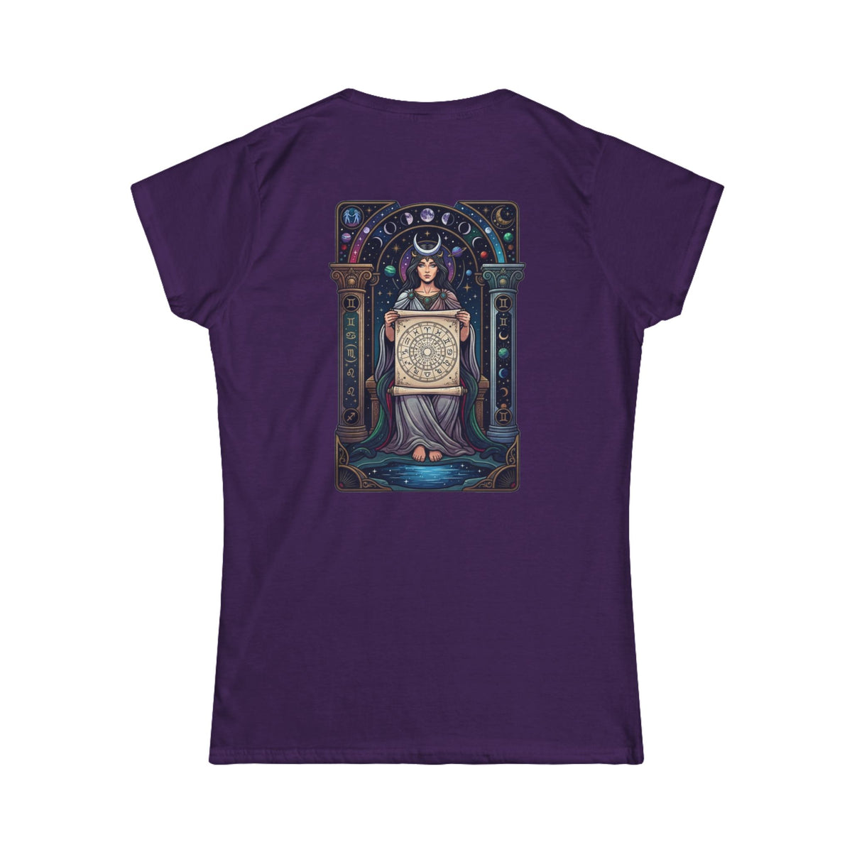 "The Cosmic Tarot (High Priestess)" Women's Tee