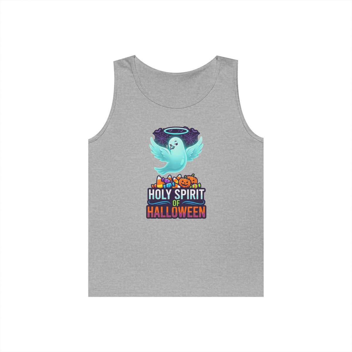 Color: Sport Grey | Holy Spirit of Halloween Tank Top