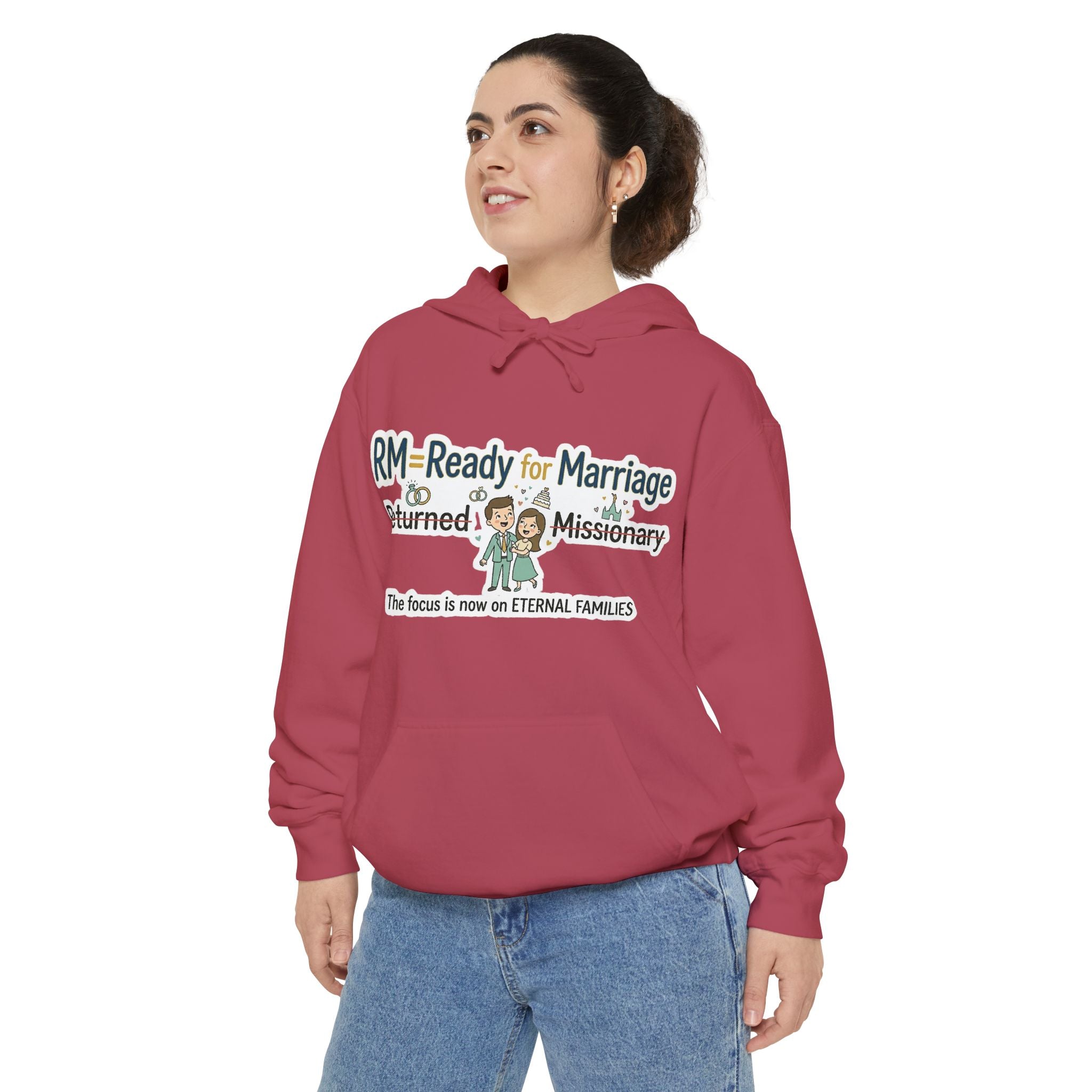 RM: Ready for Marriage (Probably Not) | Garment-Dyed Hoodie — AttitudeShirts