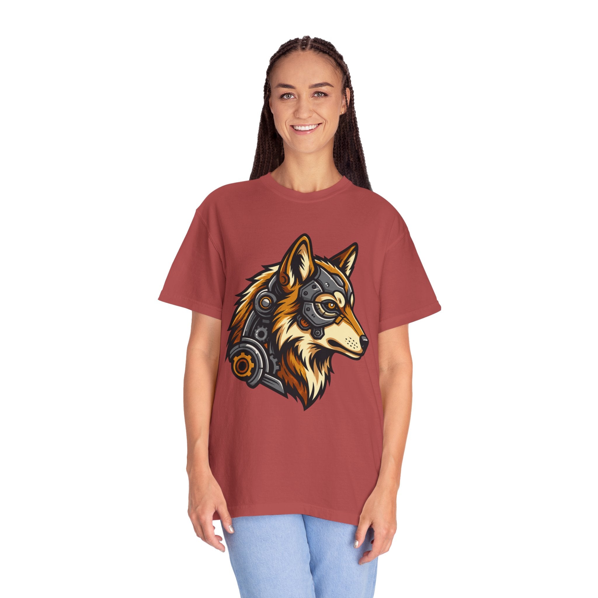 "Cyber Dog" Unisex Garment-Dyed Tee