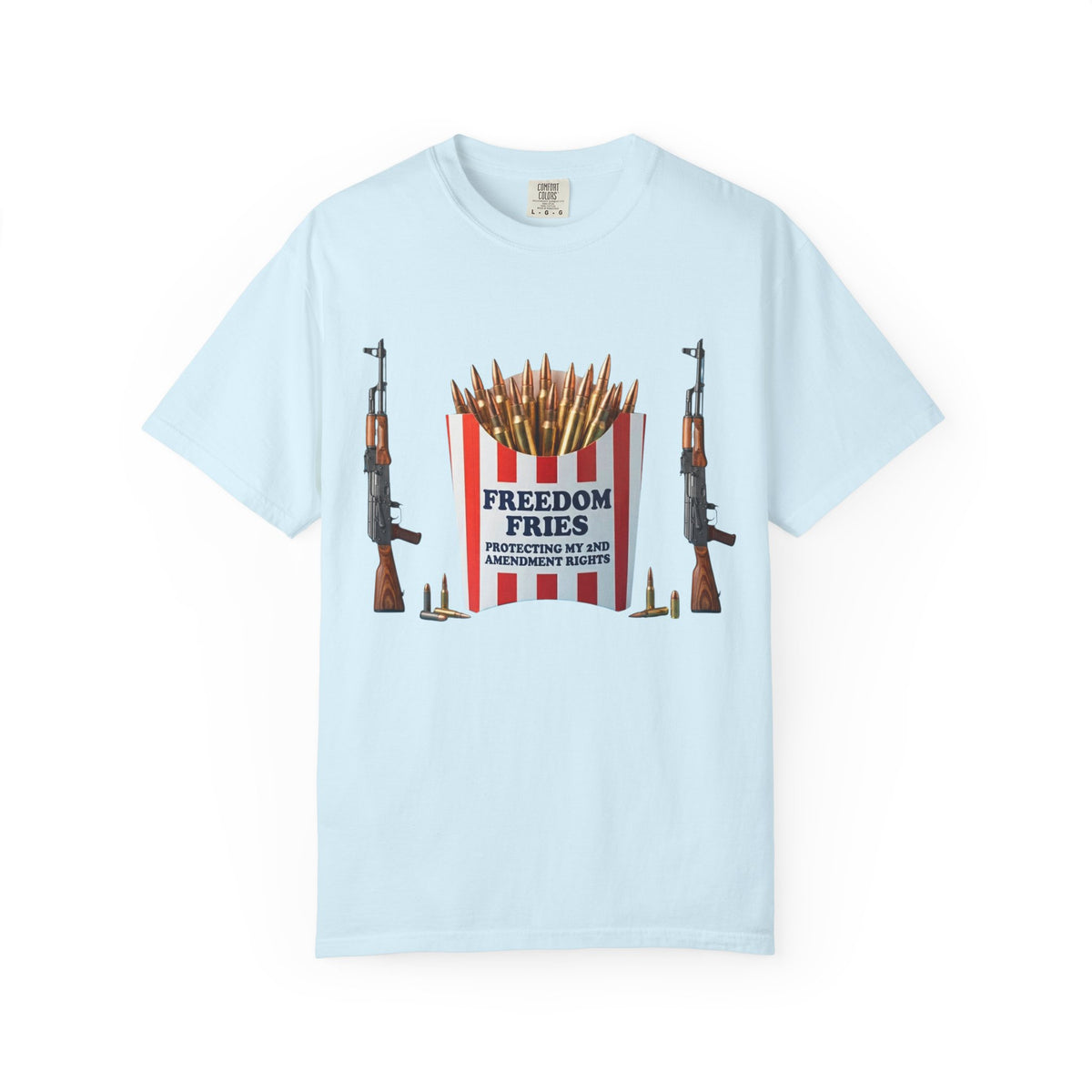 Color: Chambray | Freedom Fries Unisex Garment-Dyed Tee