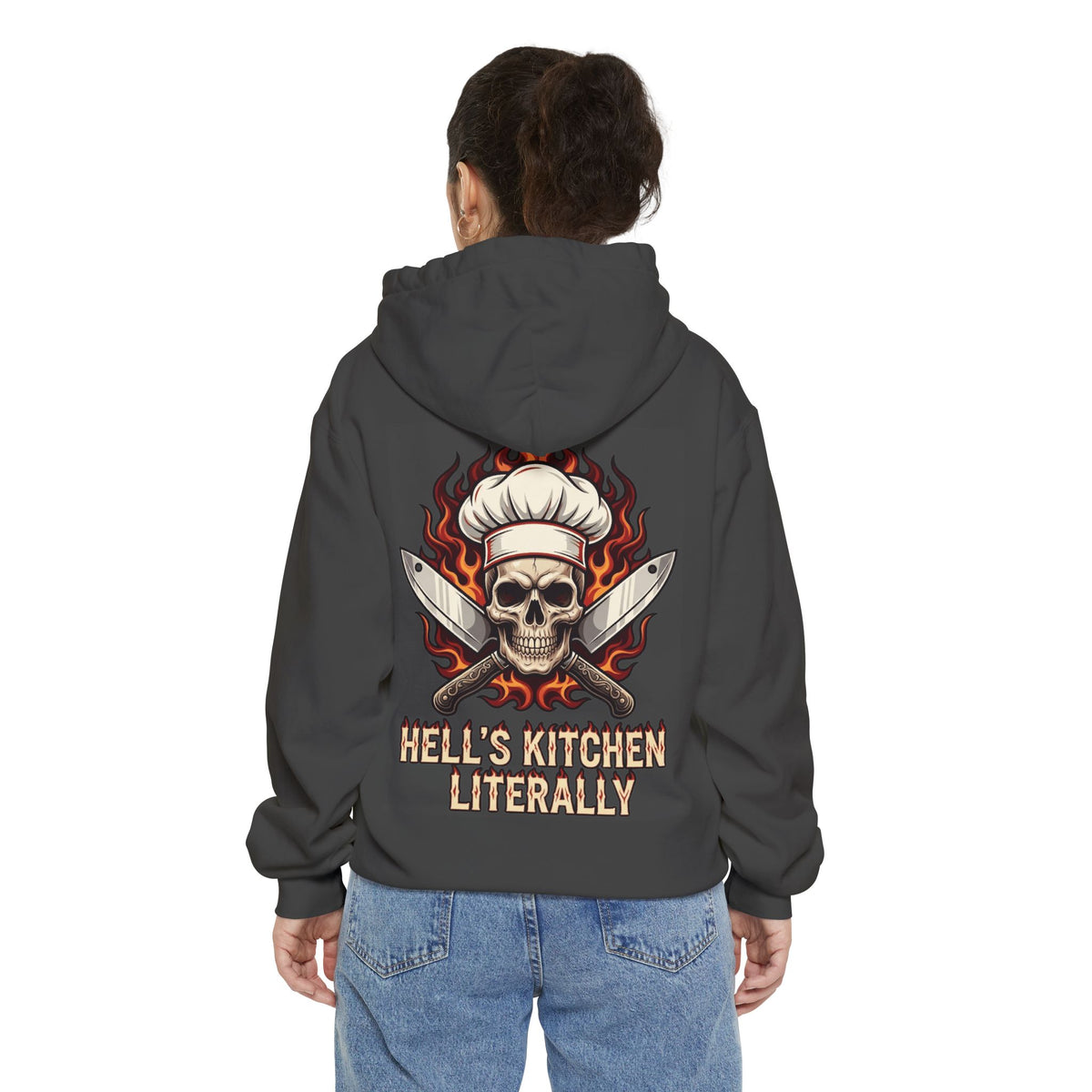 "Hell's Kitchen Literally" Garment-Dyed Hoodie