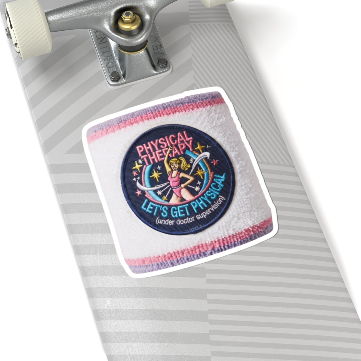 "Let's Get Physical" Sticker — Main