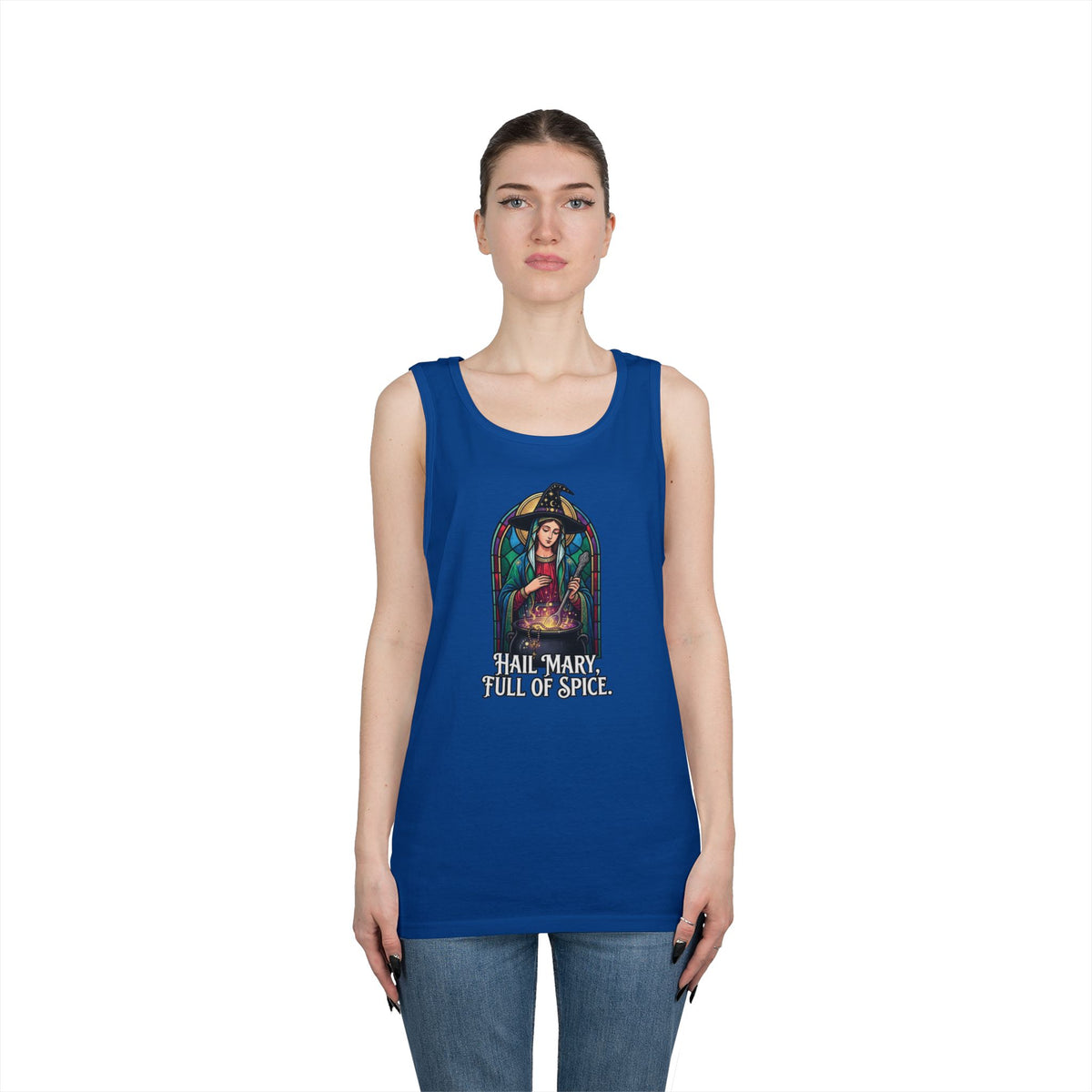 Color: Royal | Hail Mary Full of Spice Tank Top