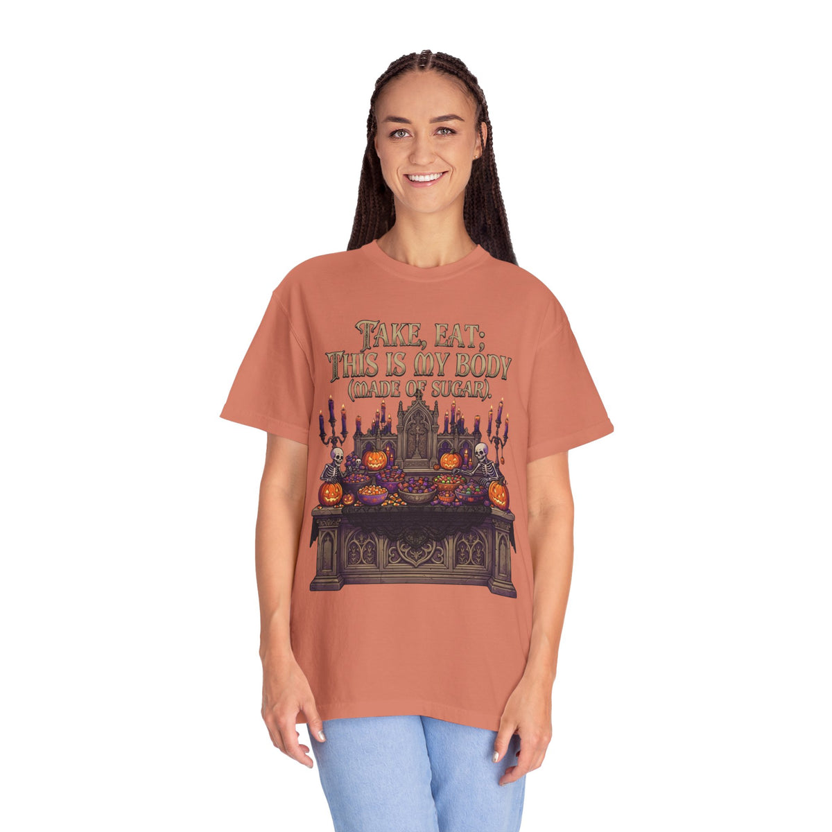 Color: Terracotta | This Is My Body Unisex Garment-Dyed Tee