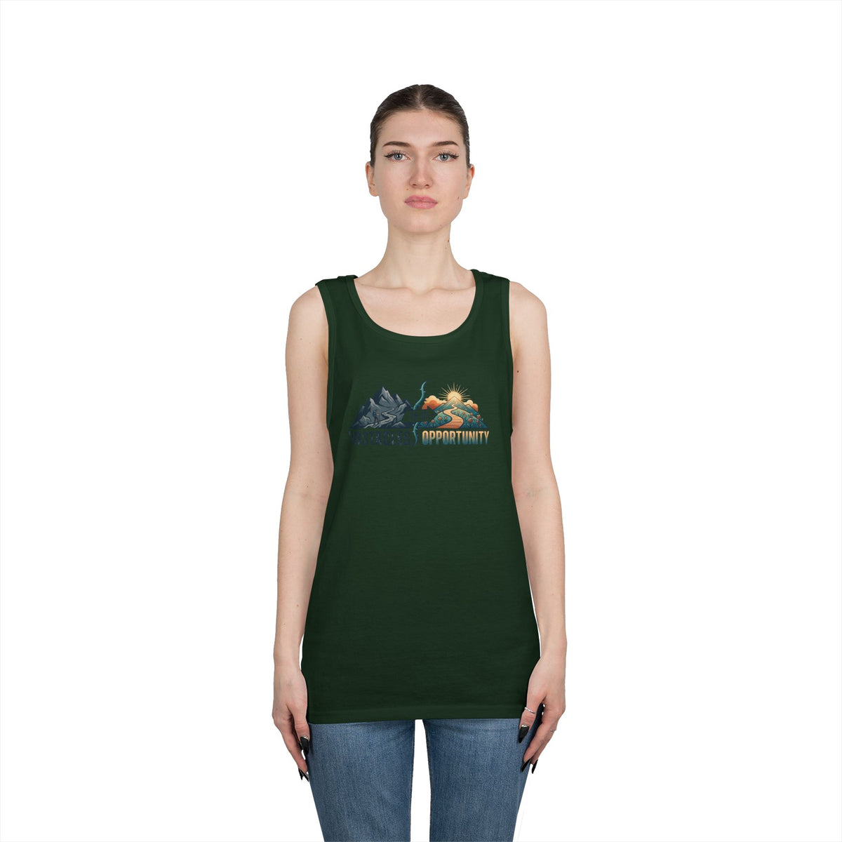 Color: Forest Green | Obstacle Or An Opportunity Tank Top