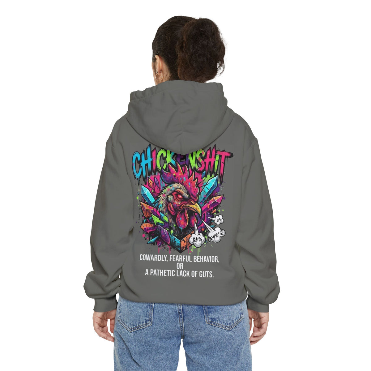Color: Grey | Chickenshit Garment-Dyed Hoodie