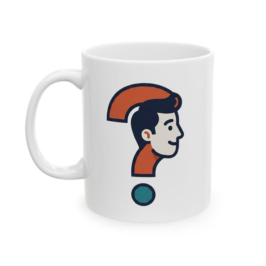 "Main Character Energy" White Ceramic Mug — Graphic