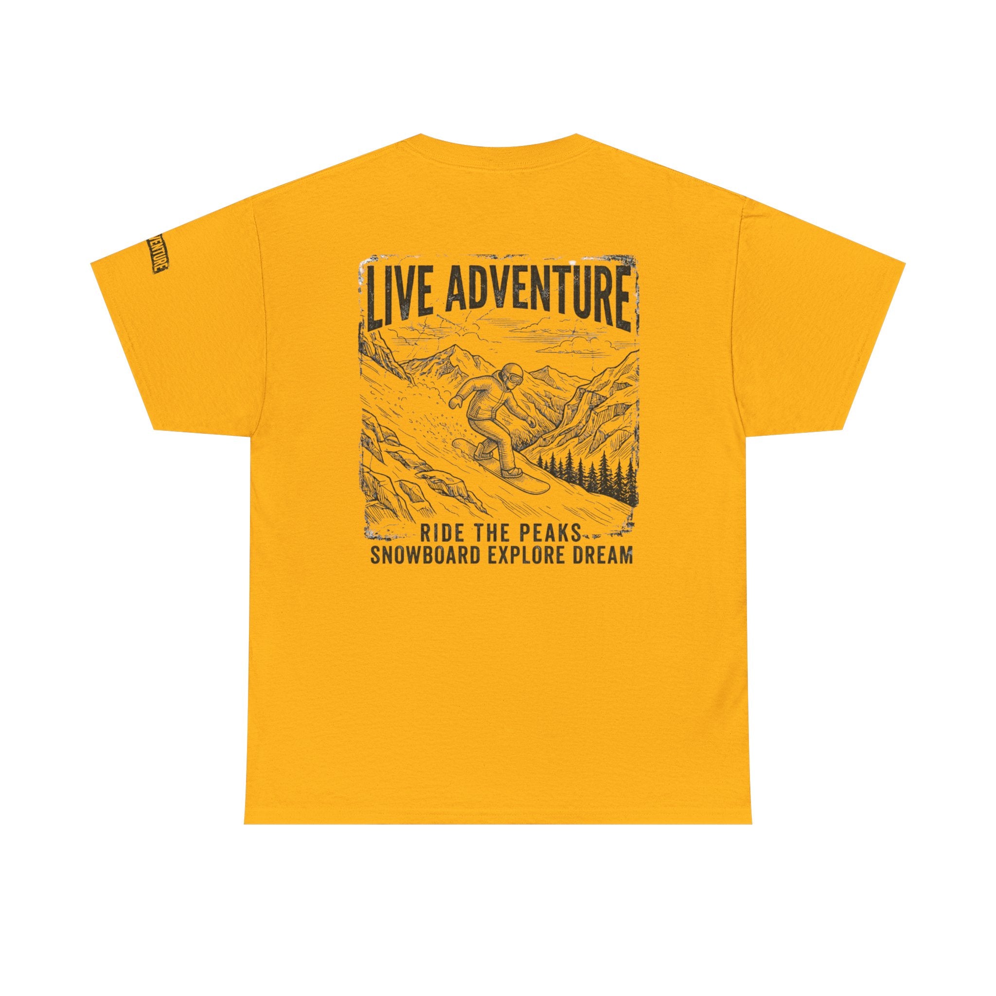 "Live Adventure - Snowboard" Premium Graphic Tee