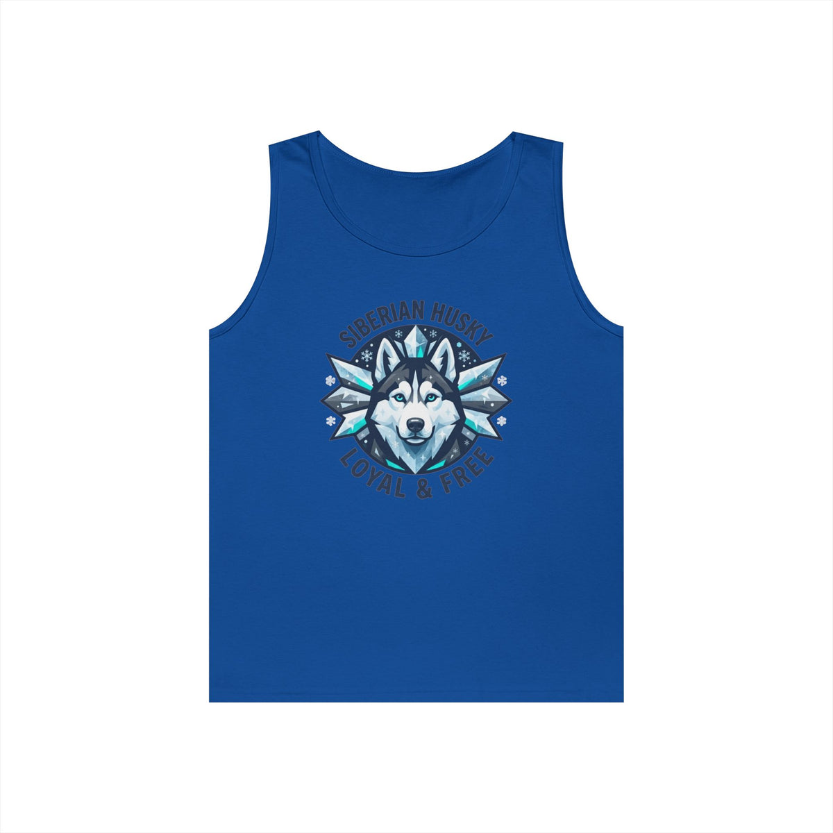 "Siberian Husky Loyal & Free" Tank Top