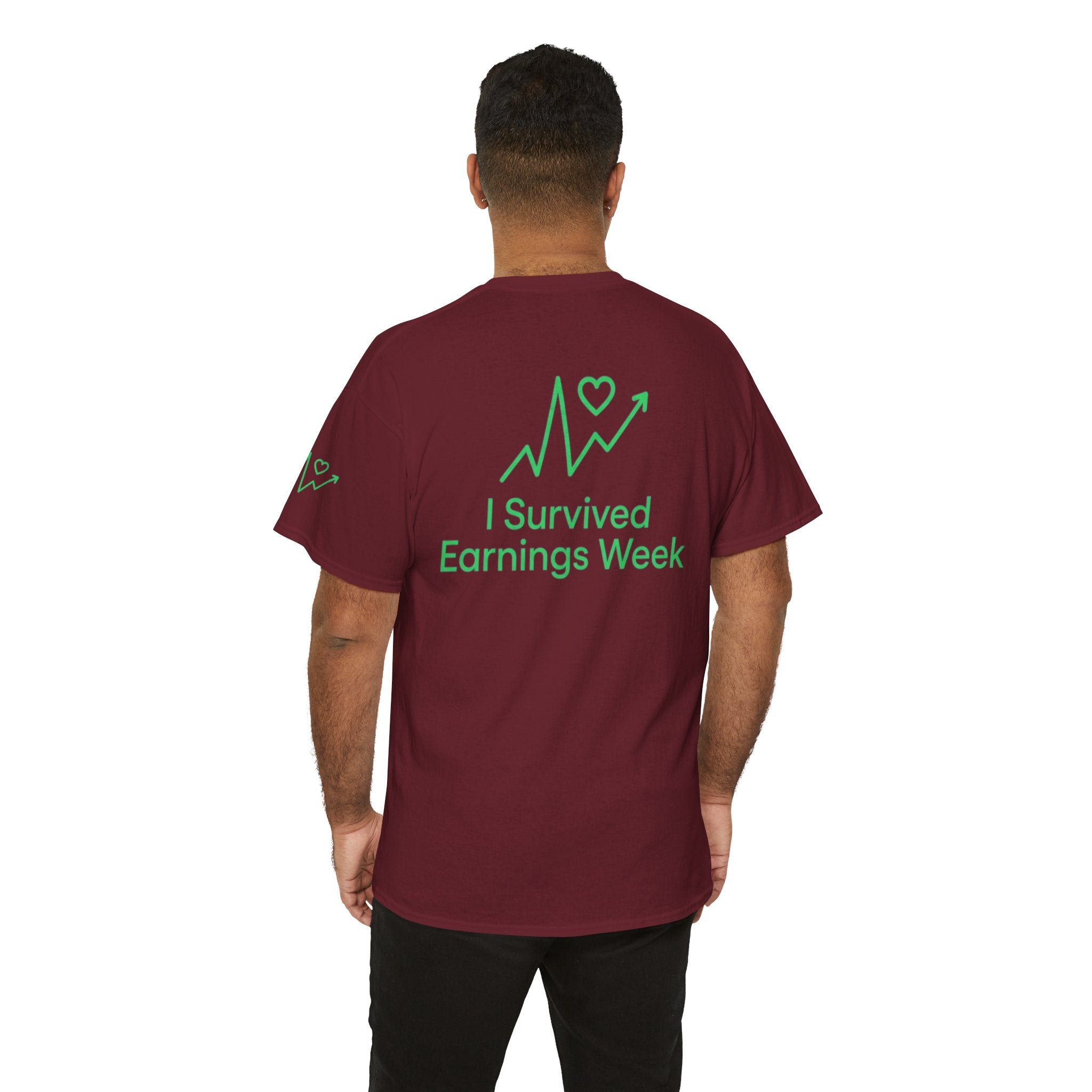 "I Survived Earnings Week" Premium Graphic Tee