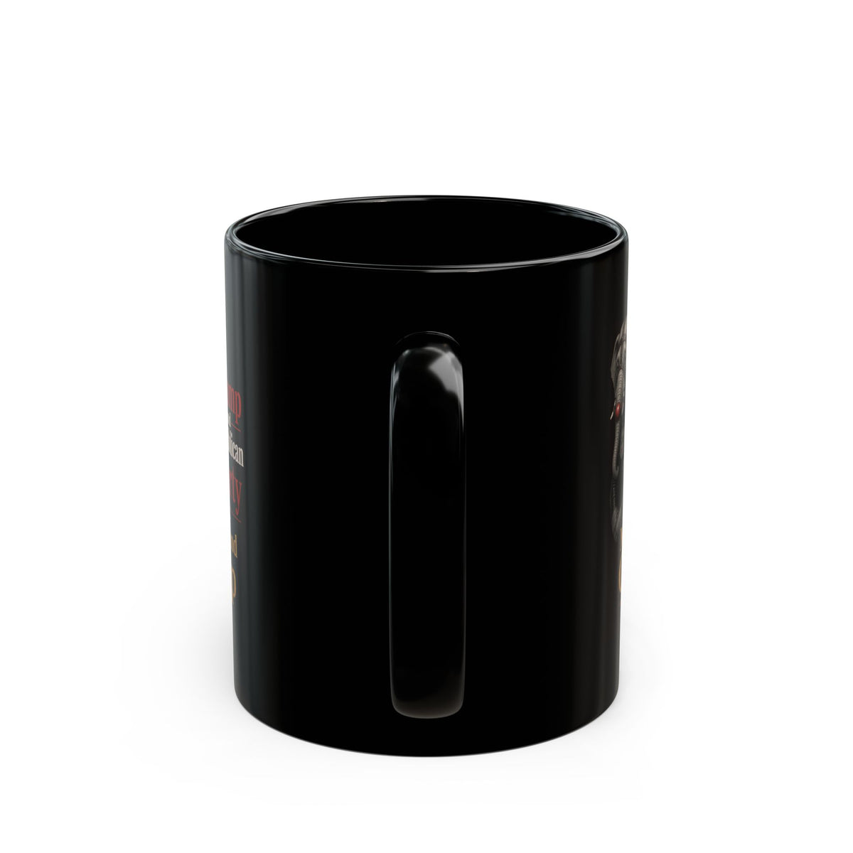 "Master and Gimp" Black Ceramic Mug