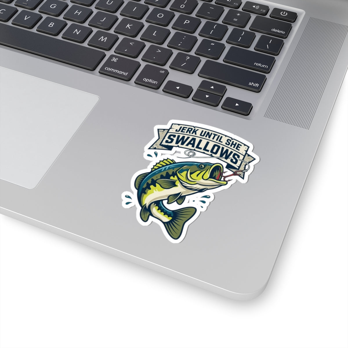 "Jerk Until She Swallows" Sticker — Main