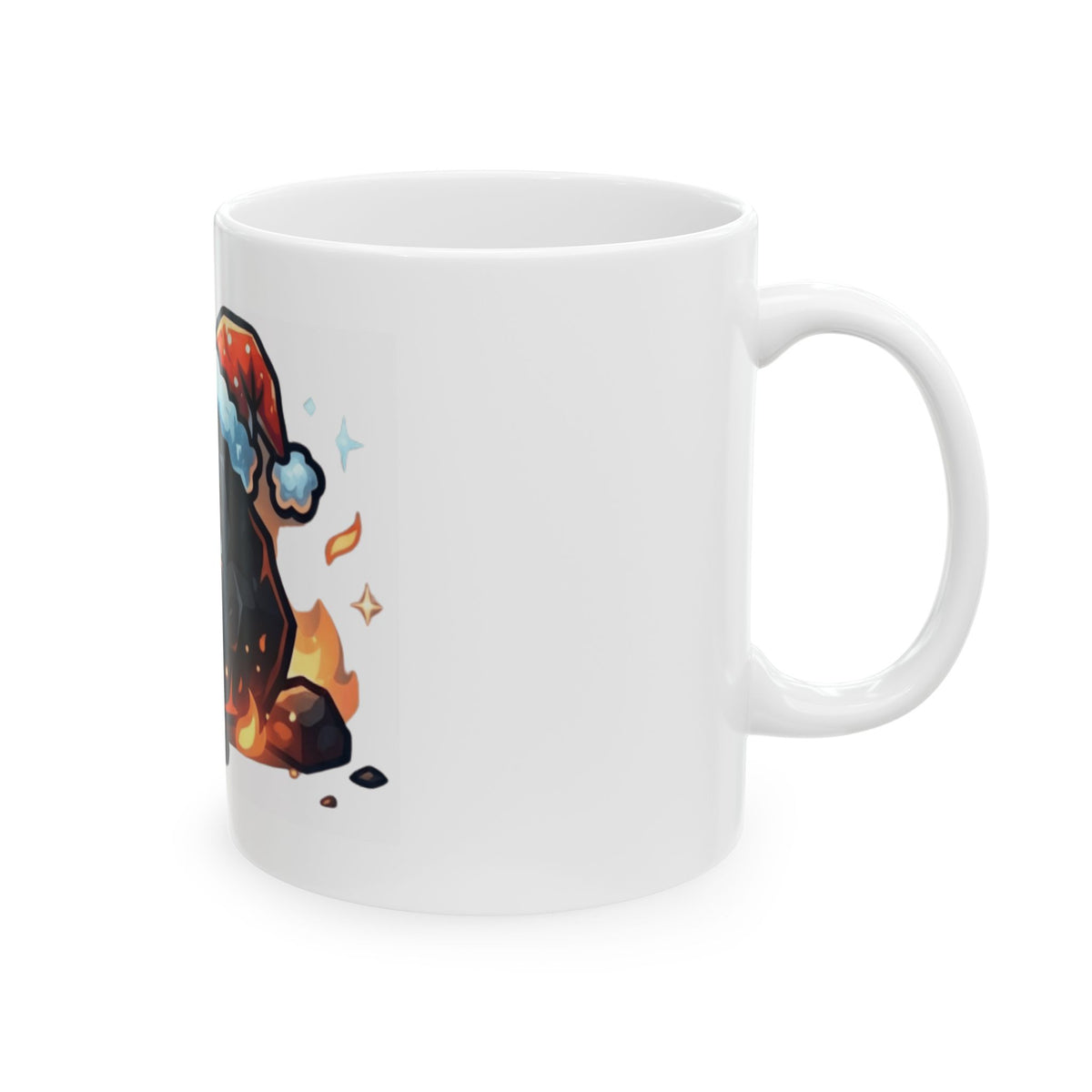 "Nice List Nominee" White Ceramic Mug — Graphic