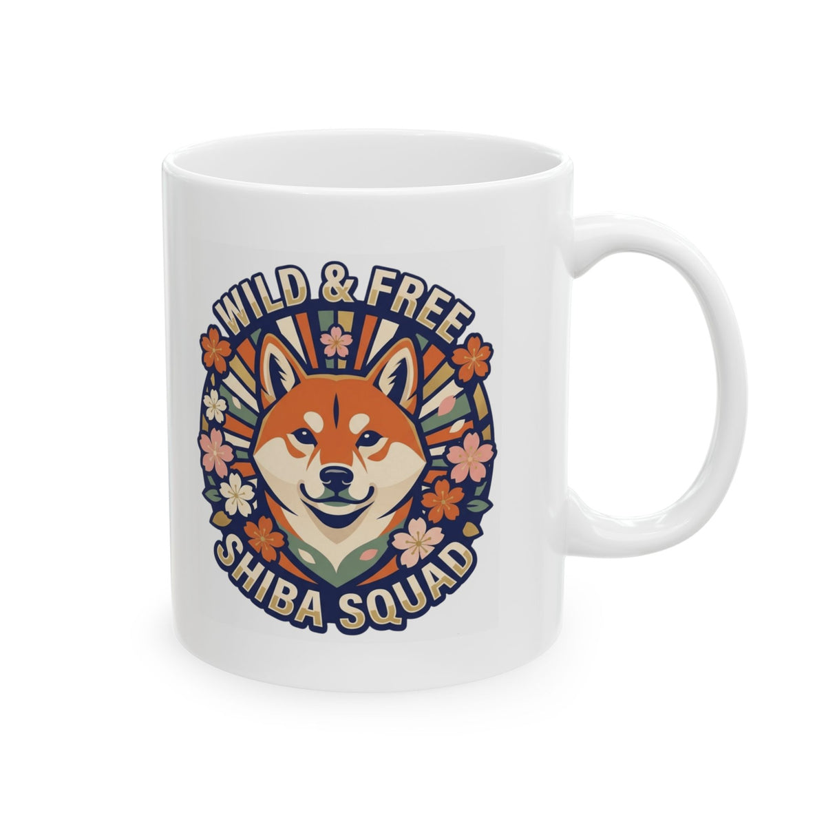 "Shiba Squad" White Ceramic Mug