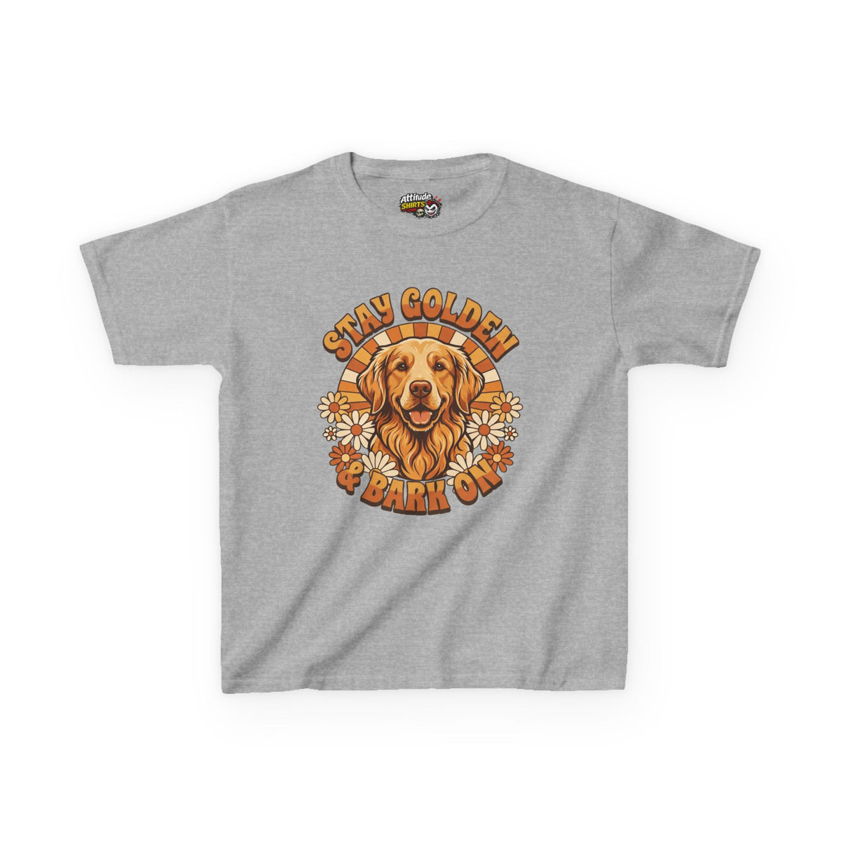 "Stay Golden & Bark On" Kids Tee