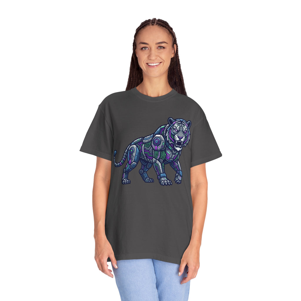 "Cyber Tiger" Unisex Garment-Dyed Tee