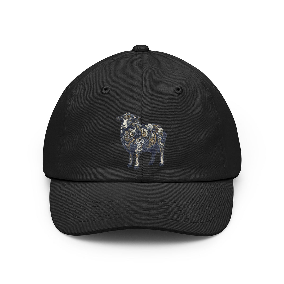 Color: Black | Barnyard Sheep Dad Hat
