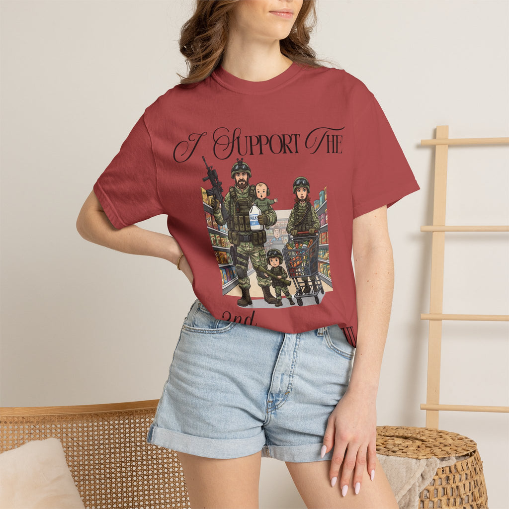 "Tactical Grocery Run" Unisex Garment-Dyed T-shirt