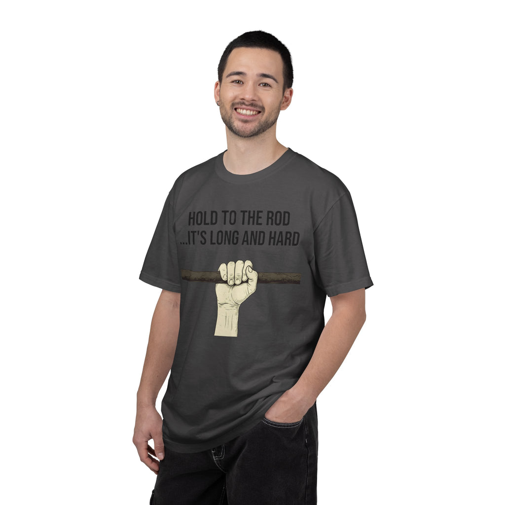 "Hold to the Rod" Unisex Garment-Dyed Tee