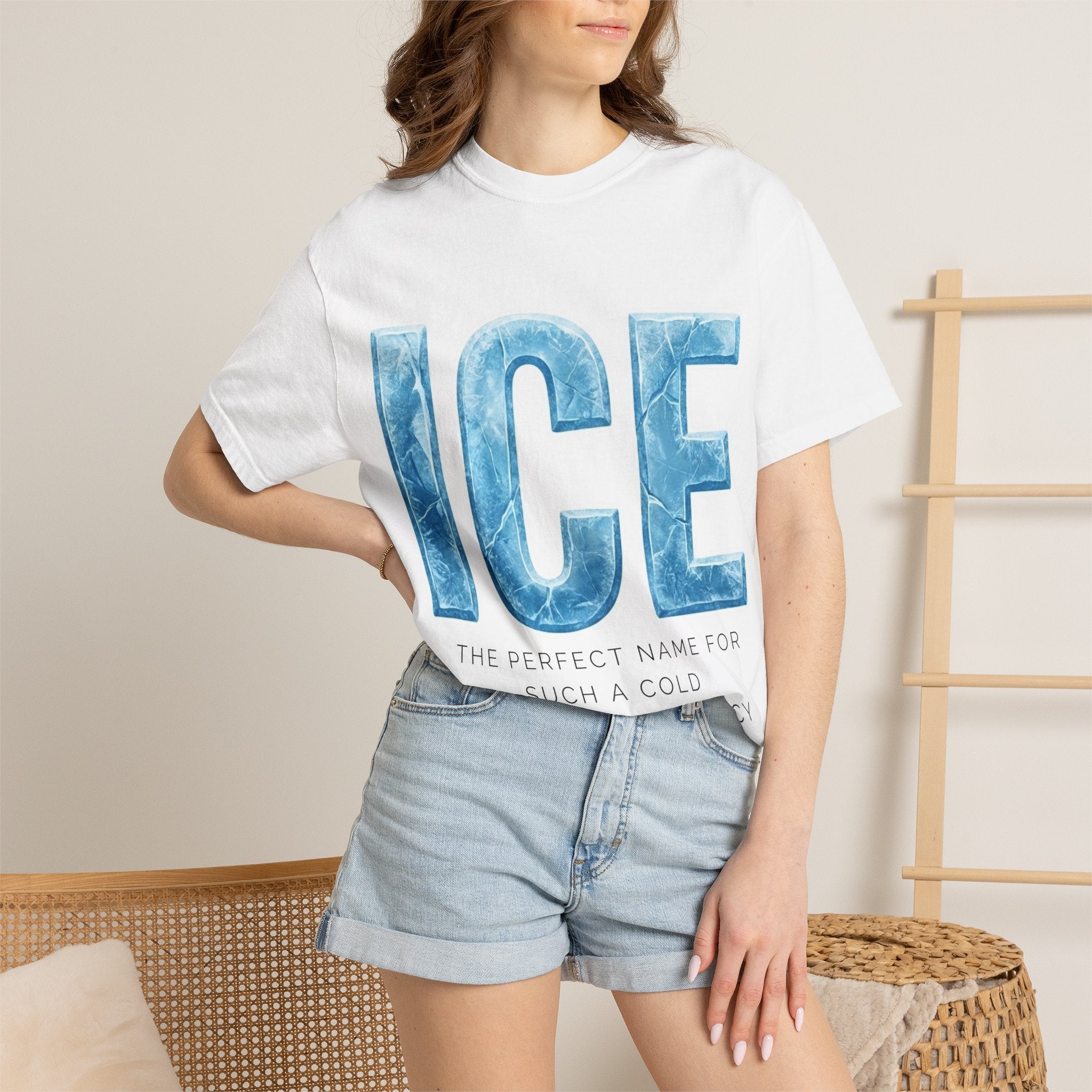 "ICE Cold Government" Unisex Garment-Dyed T-shirt