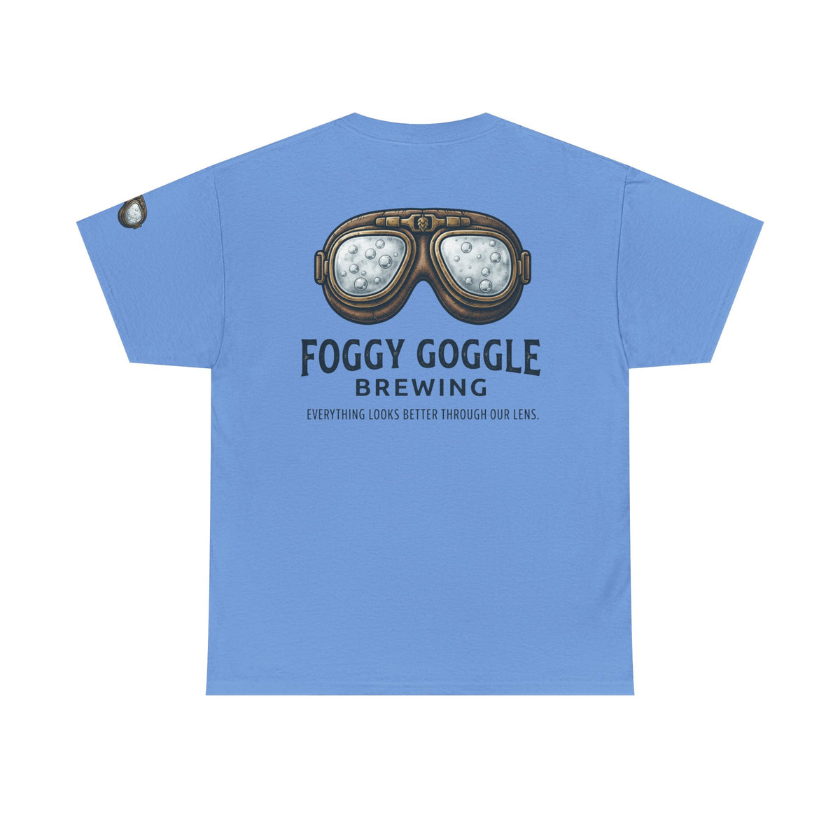 Color: Carolina Blue | Foggy Goggle Brewing Premium Graphic Tee