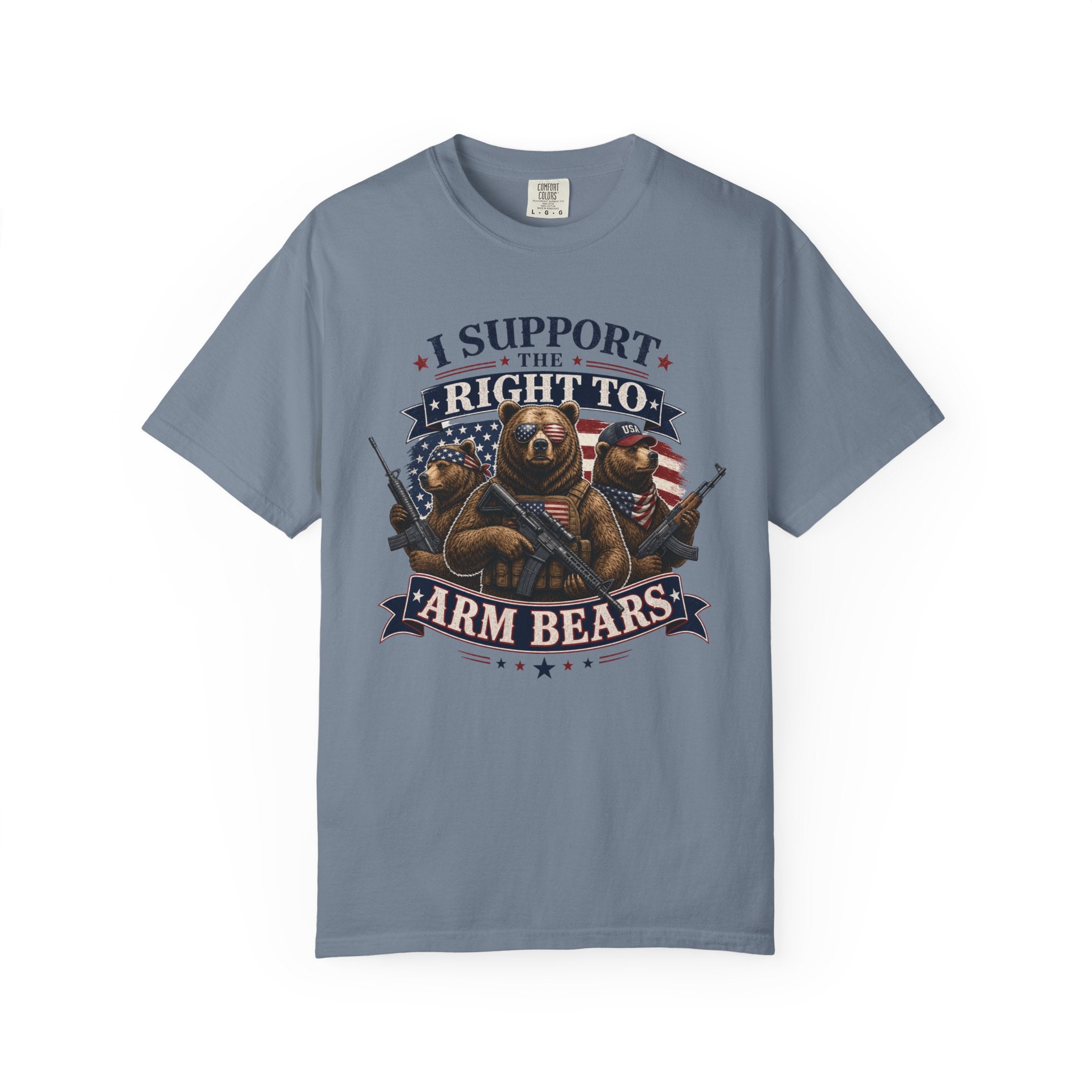 "Armed Bears" Unisex Garment-Dyed Tee