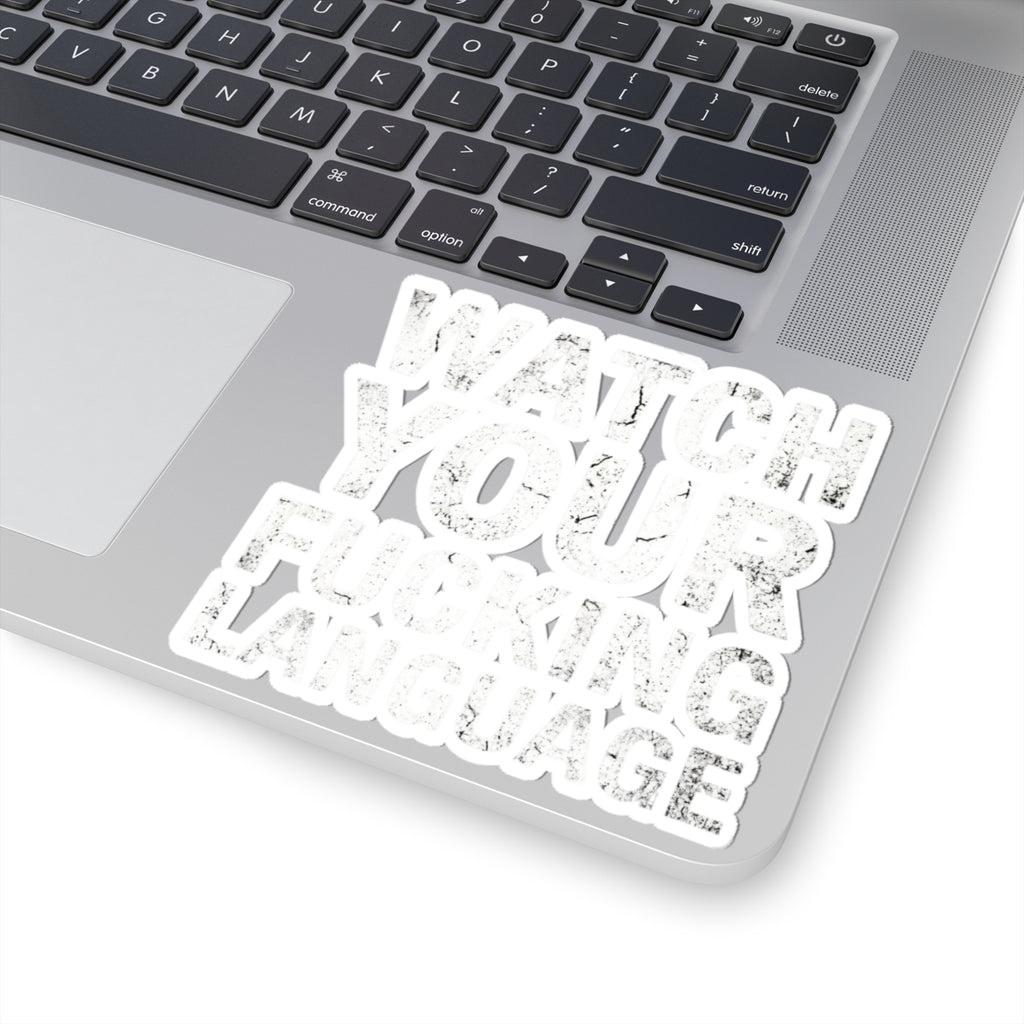 "Watch Your Language" Sticker — Main