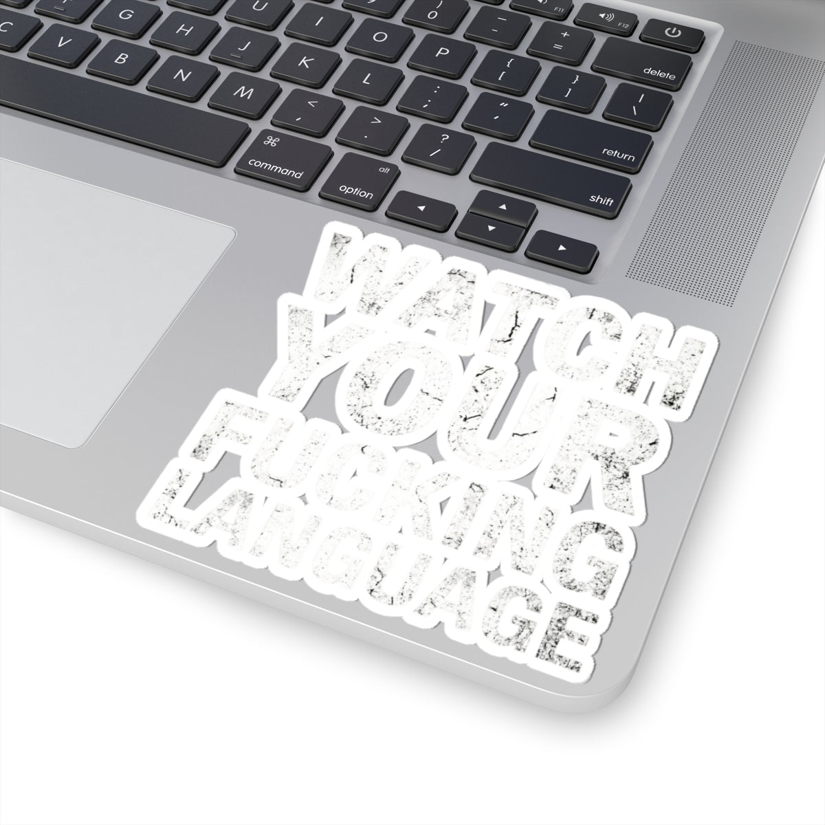 "Watch Your Language" Sticker — Main