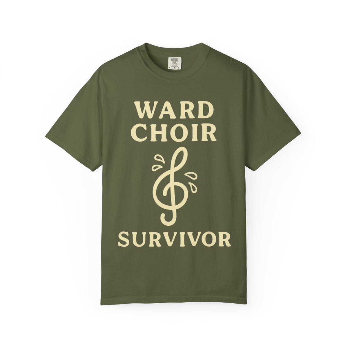 Color: Hemp | Ward Choir Survivor Unisex Garment-Dyed T-shirt