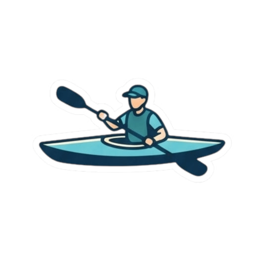 "Mountain Lake Kayak" Sticker