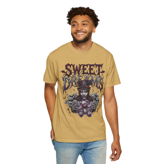 Color: Mustard | Sweet Dreams Unisex Garment-Dyed Tee
