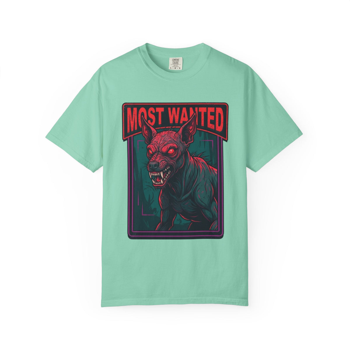 Color: Island Reef | Chupacabra (Puerto Rico-Latin America) Unisex Garment-Dyed Tee