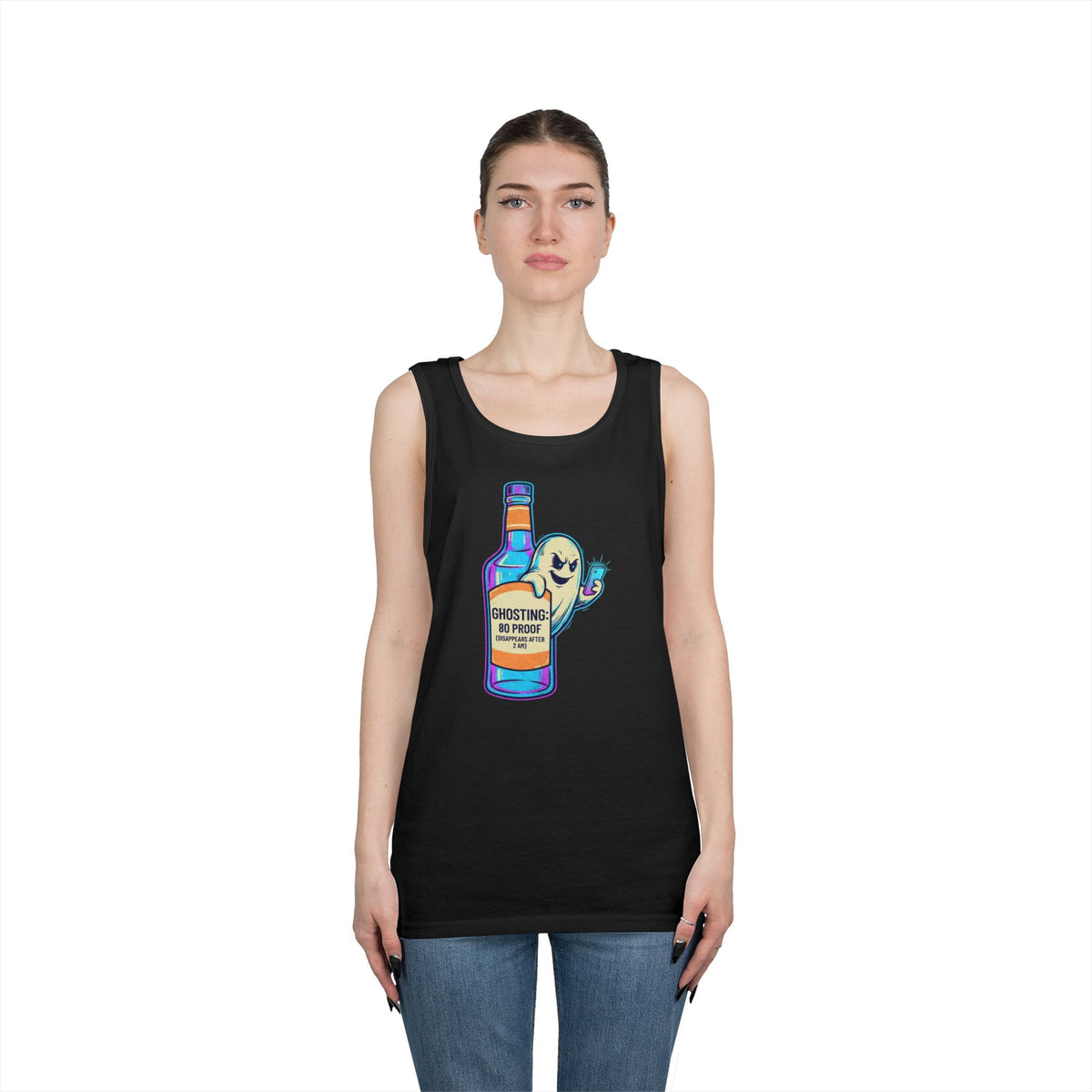 Color: Black | Ghosting Tank Top