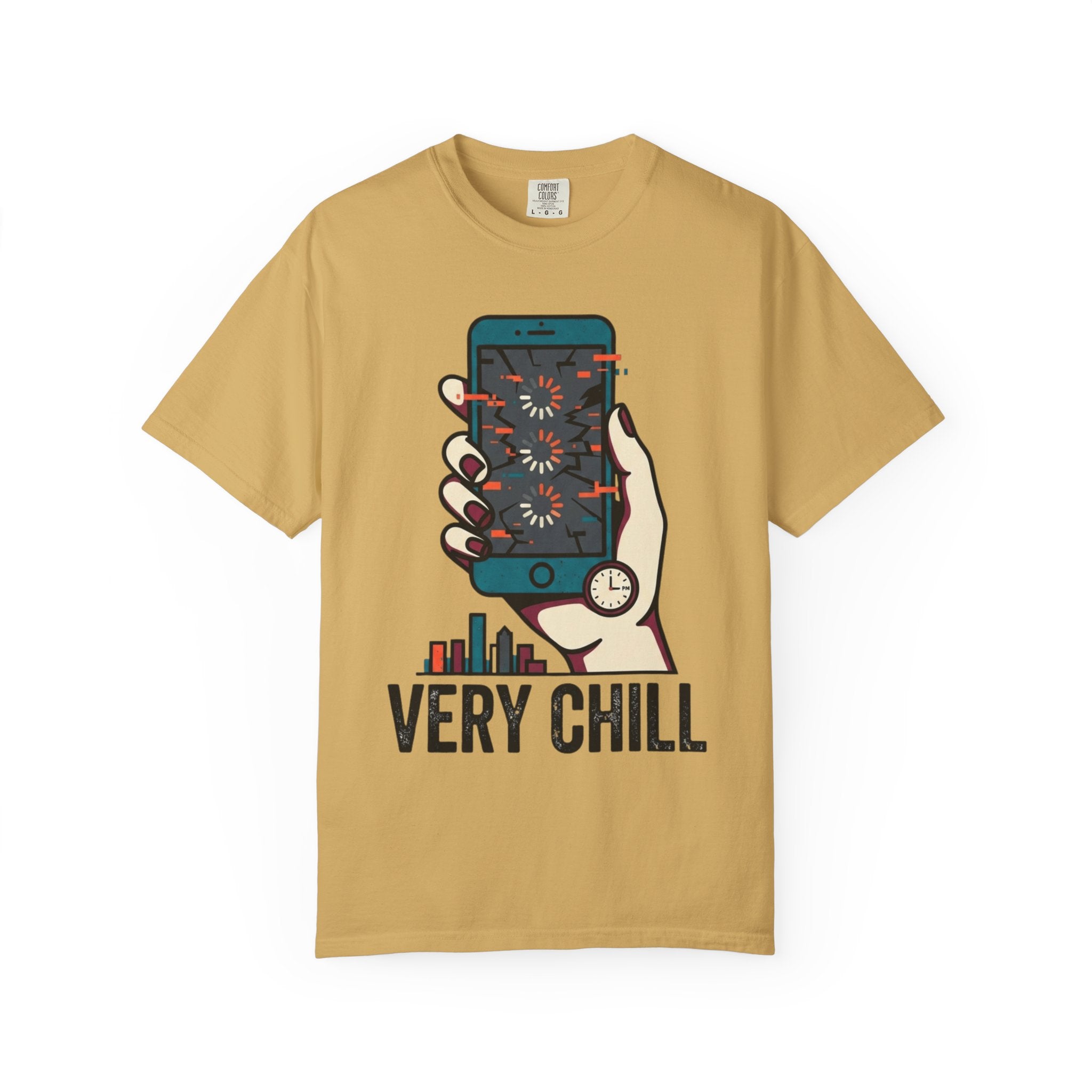 "Very Chill" Unisex Garment-Dyed Tee
