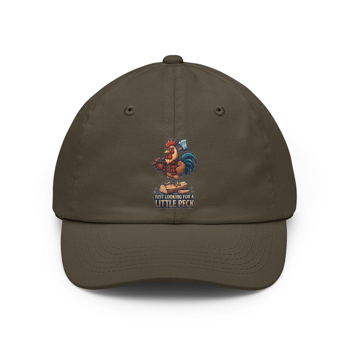 Color: Olive | Looking For A Little Peck Dad Hat