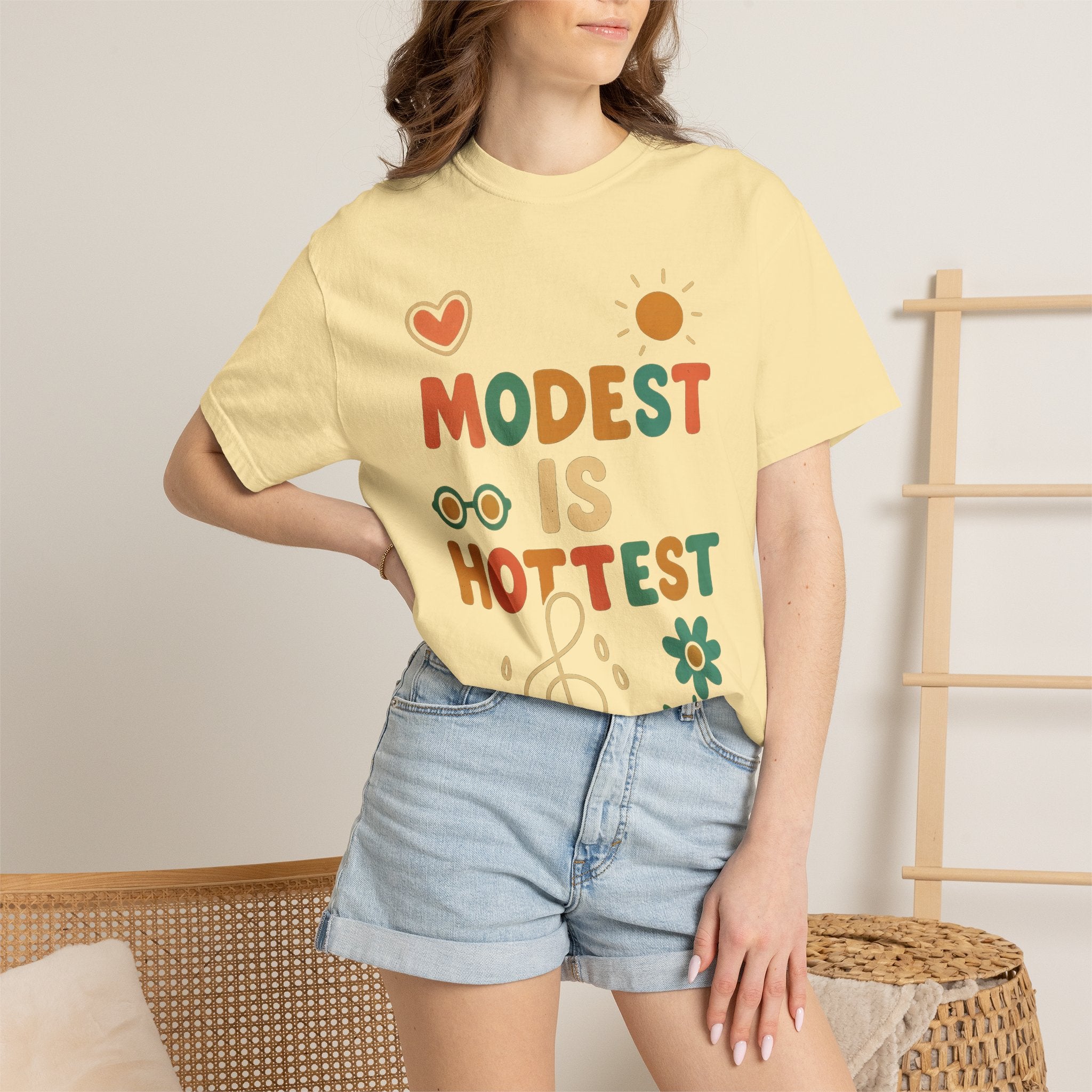 "Modest is Hottest" Unisex Garment-Dyed T-shirt