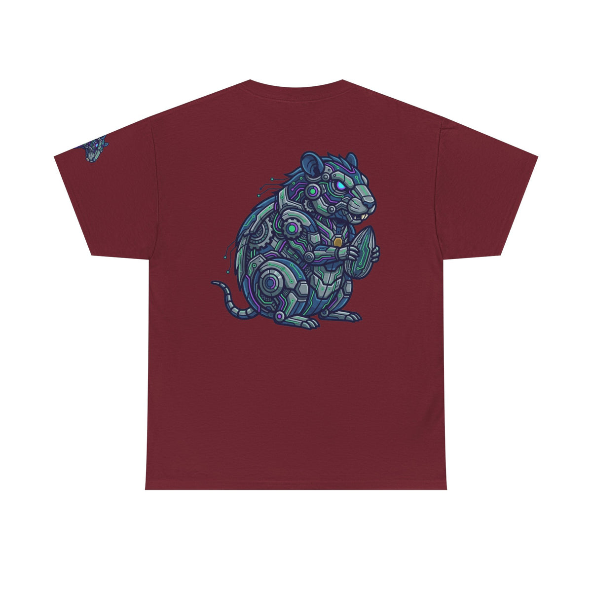 Color: Garnet | Cyber Hamster Premium Graphic Tee