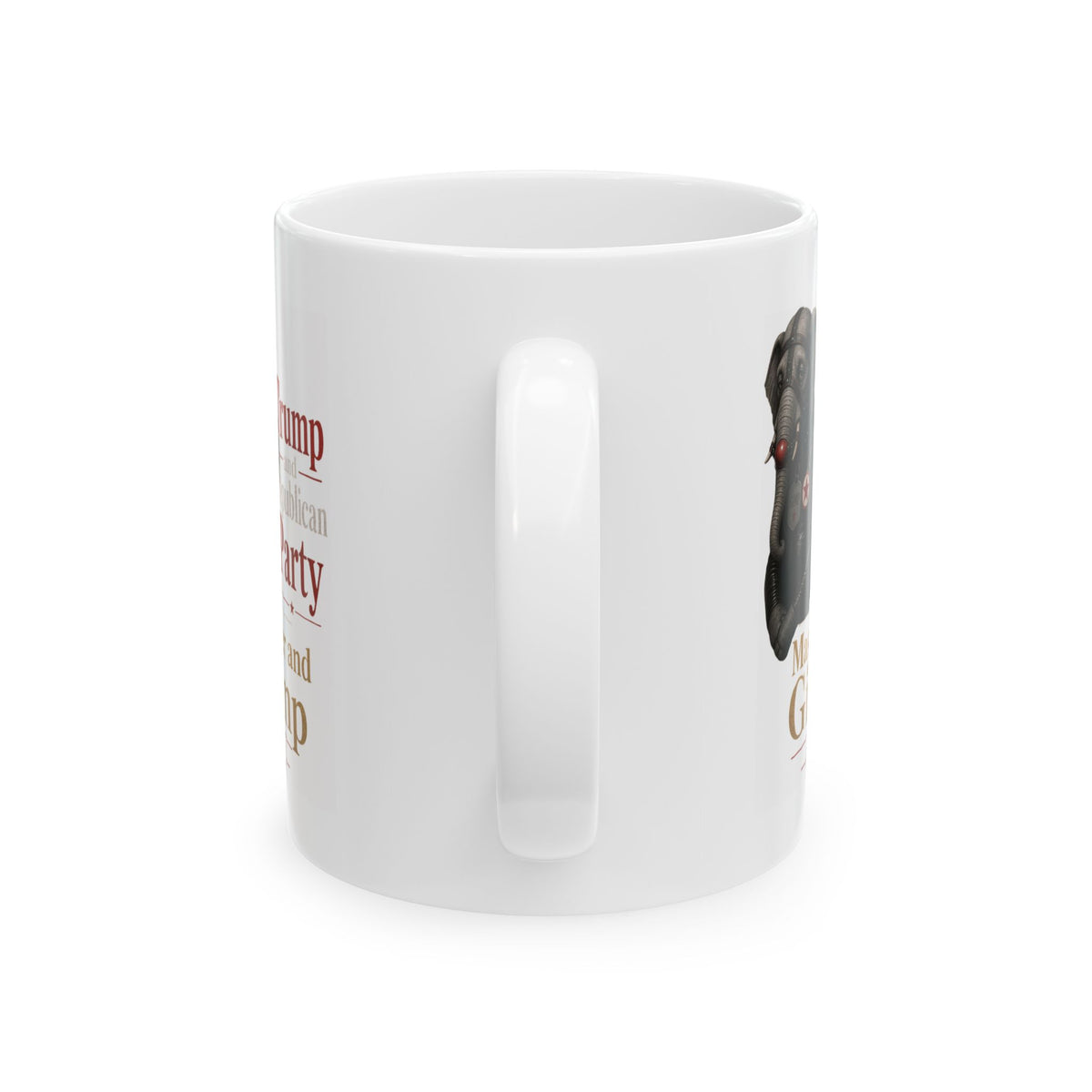 "Master and Gimp" White Ceramic Mug