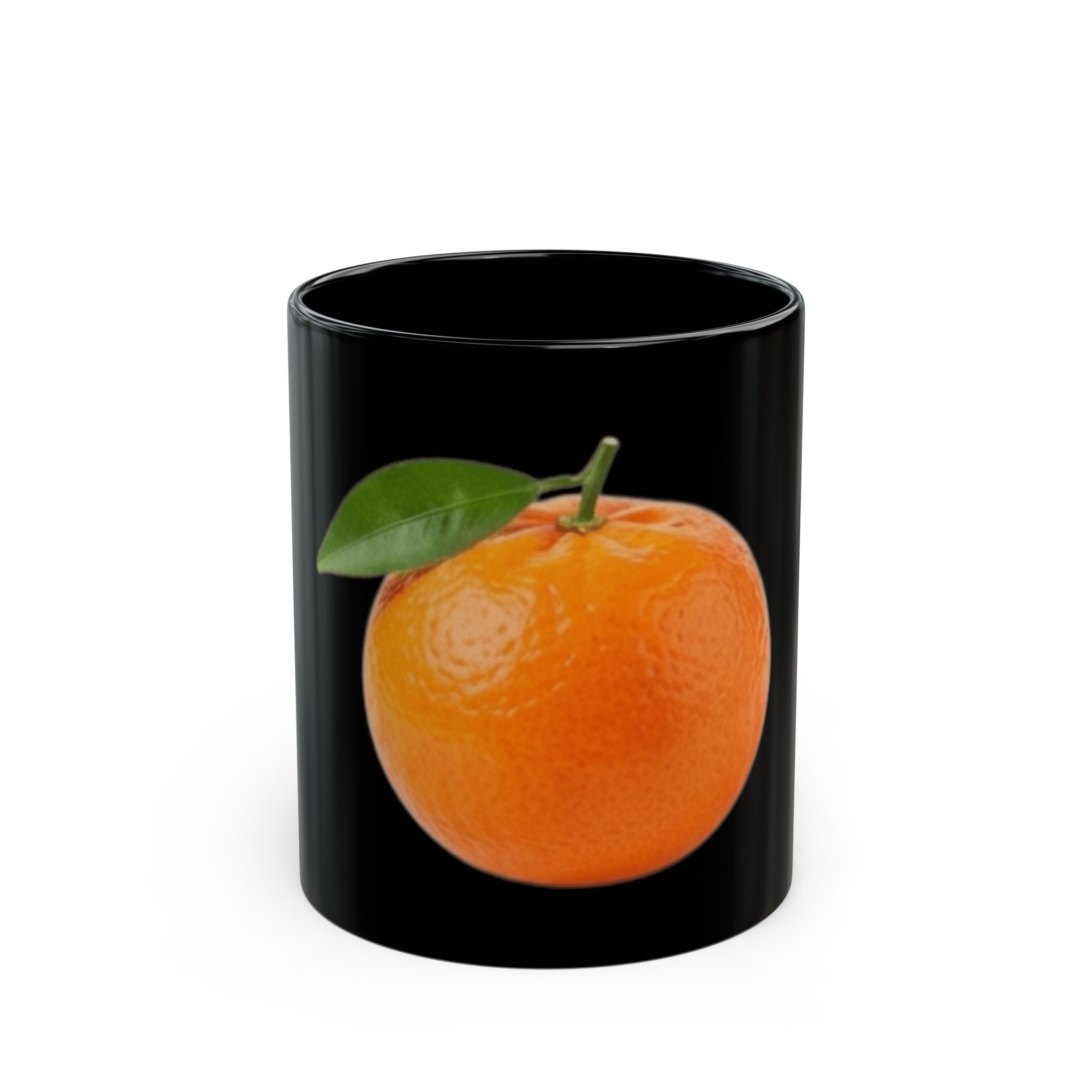 "Tangerine Vagina" Black Ceramic Mug — Graphic