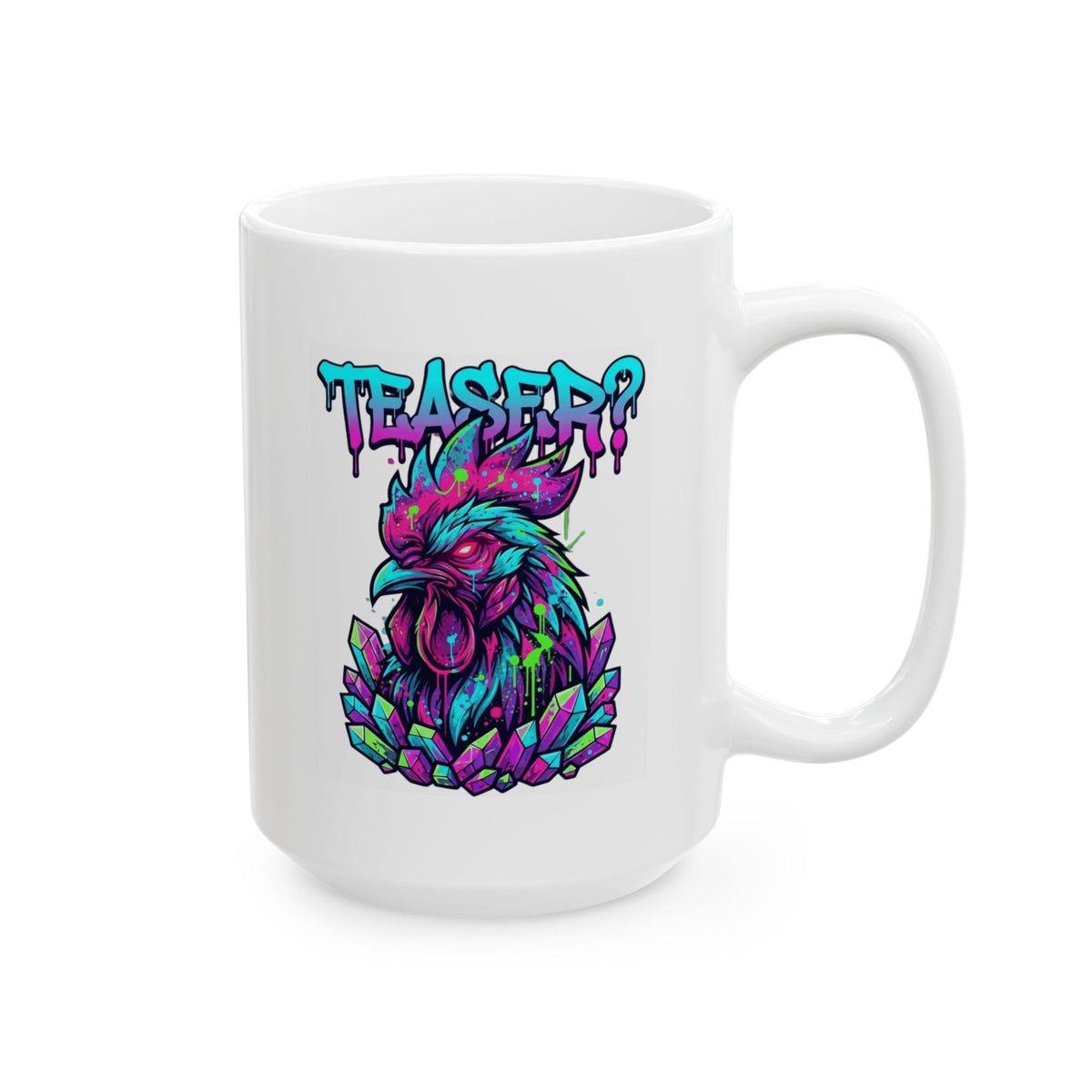 "Cock Teaser" White Ceramic Mug