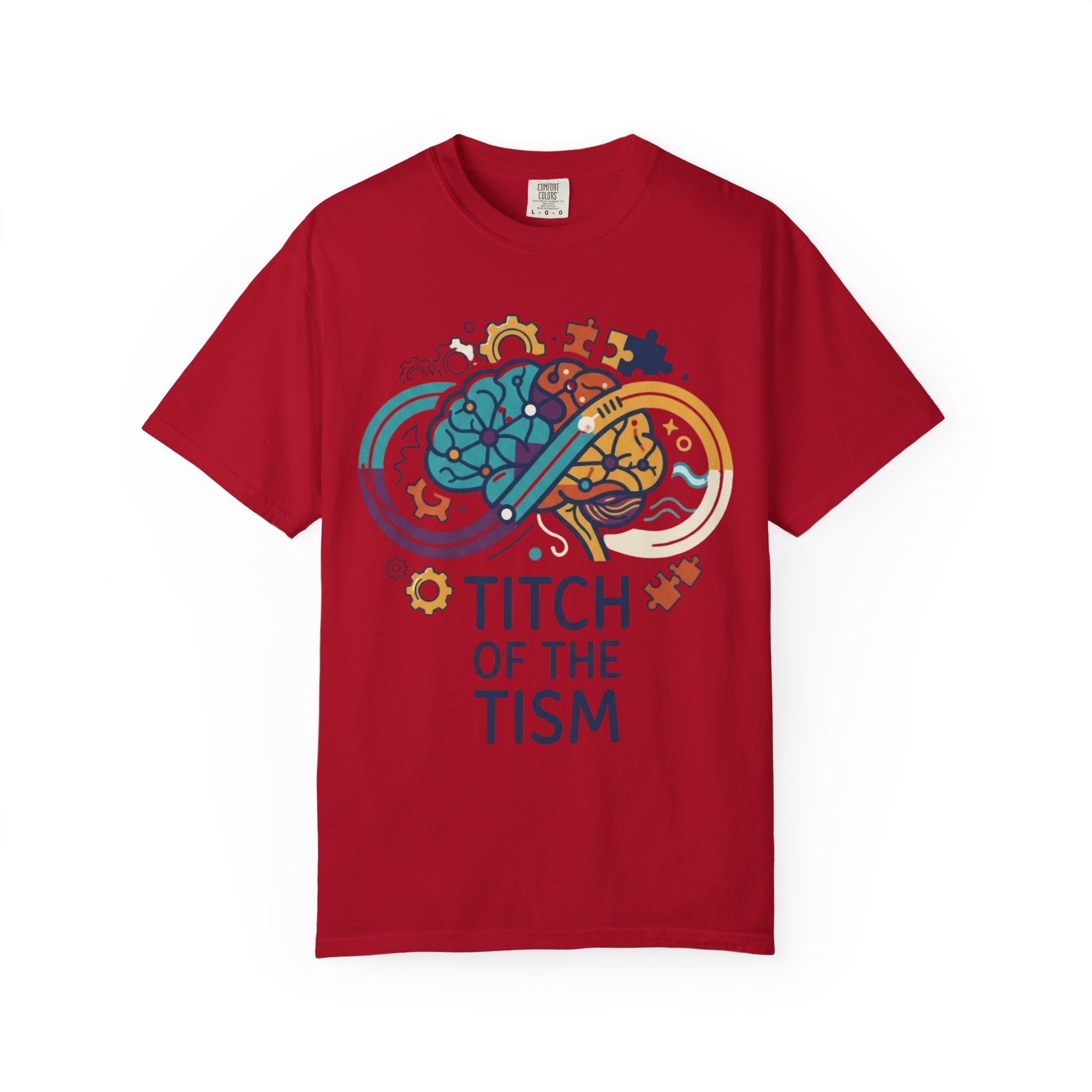 "Titch of the Tism" Unisex Garment-Dyed Tee
